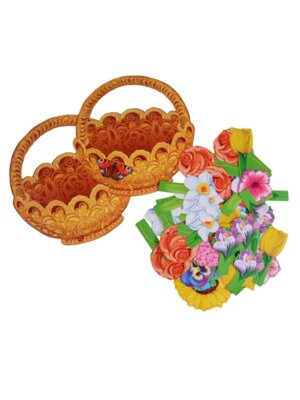 Оформительский набор Корзинка с цветами