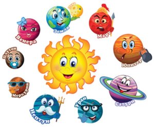 Оформительский набор Веселая солнечная система КМ-14532