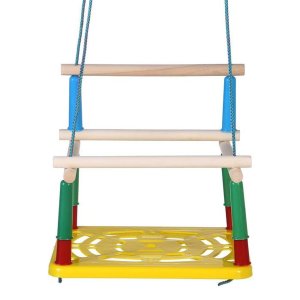 Качели подвесные с пластиковым сиденьем