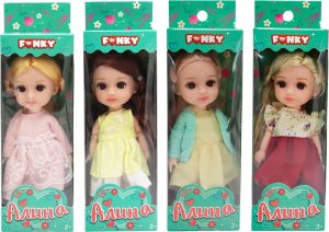 Кукла шарнирная 15 см 4 вида в ассорт Funky Toys FT1085776