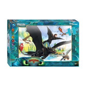 Паззл   24 Степ МАХI Как приручить дракона 3 90043