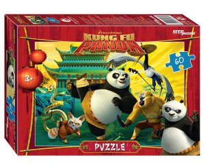 Паззл   60 Степ Кунг фу Панда 81187