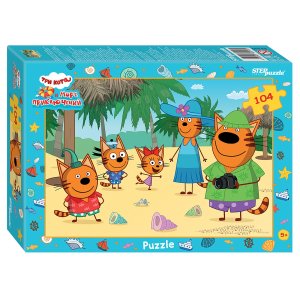 Паззл  104 Степ Три кота 82240