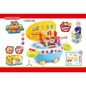 Набор игровой Кухня каталка Свет+звук 668-46 