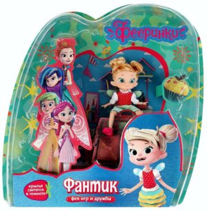 Кукла Фееринки Фантик 16 см руки и ноги сгиб крылья свет в тем блистер 