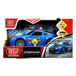 Модель Маш СПОРТКАР 15 см пласт свет звук инерц синий 2210A0253-2
