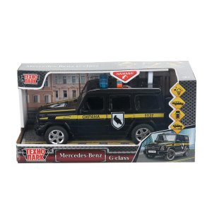 Модель Маш MERCEDES BENZ G CLASS охрана 22 см пласт свет звук двер баг GCLASS-21PLSEC-BK (36)