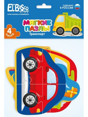 Мягкий пазл Транспорт