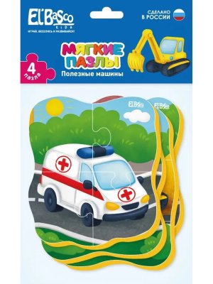 Мягкий пазл Полезные машины