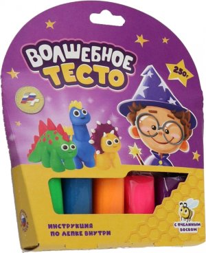 Тесто для лепки Волшебное тесто Динозаврики 250 гр
