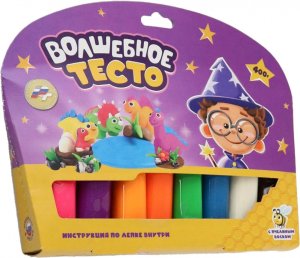 Тесто для лепки Волшебное тесто Семья динозавров 400 гр