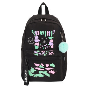 Рюкзак подростковый 42x31x20см Pastel Cat 18л 500г текстиль 1 отд на молн 7032246