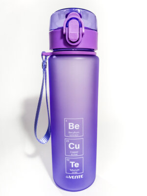 Бутылка для воды 560мл Be cute 22,9x6,5x6,5см Фиолетовая пласт 8090944