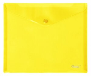 Папка-конверт Hatber  А5 желтая 263910