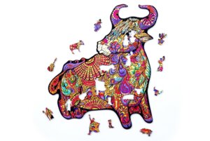 Деревянный пазл Бык 070921 М