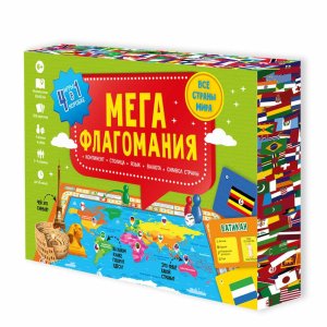 Игра наст Мегафлагомания 200 карточек