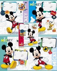 Тетрадь  12л Клетка Микки Маус-18 12-7037
