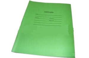 Тетрадь  12л Крупная Клетка Стандарт Зеленая 12-3117