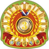 Медаль 3 место 5-06-0114