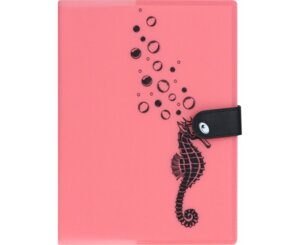 Ежедневник А5 136л недатир Морской конек-2 Красный 136-7428