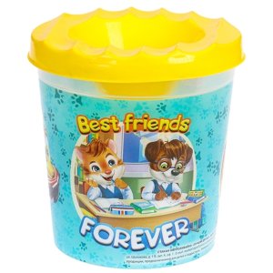 Стакан непроливайка одинарный Лучшие друзья С-4707