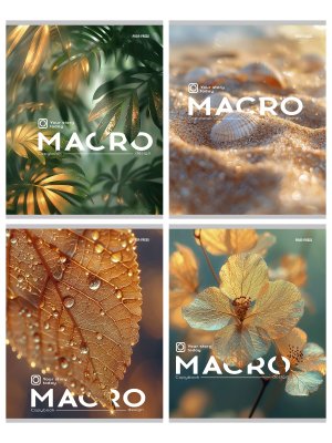 Тетрадь  96л Клетка КАПЛИ РОСЫ глиттер 96-1023