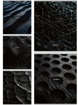 Тетрадь  96л Клетка ЧЁРНЫЕ ТЕКСТУРЫ софт-тач 96-8852