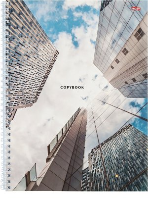 Тетрадь 80л клетка А4 гребень ГОРОДСКОЕ НЕБО 80-8344
