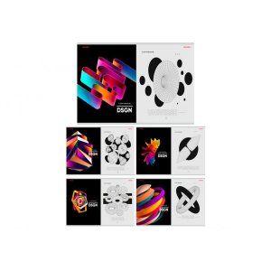 Тетрадь перевертыш 48л Клетка ГЕОМЕТРИЯ АБСТРАКЦИИ 48-1818