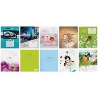 Тетрадь  12л Линия Микс 10 дизайнов Т12л 7572