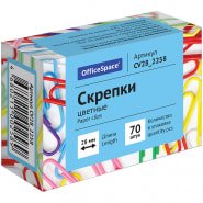 Скрепки 28мм  70шт  цв CV28_2258