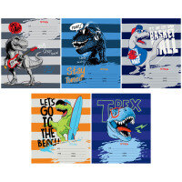 Тетрадь  18л Клетка Рисунки Dino paty Т18к_29890