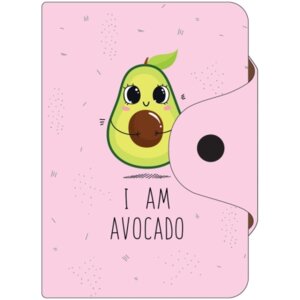 Визитница карманная I'm Avocado 10 карм 75*110мм ПВХ 319945