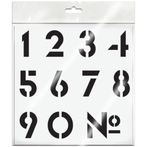 Трафарет 20*20см Цифры ТЦ2020_45561