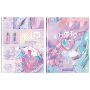 Бизнес блокнот  80л Линия А5 Holo глянц евроформат ББ5т80_м_лг 10116