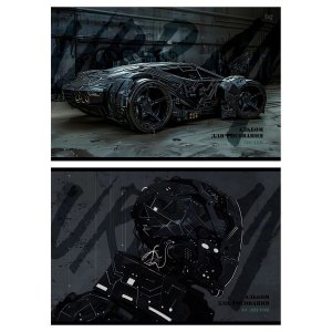 Альбом 40л Grey and Black 120г/м2 Склейка АР4скл40 62618