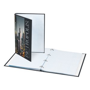 Тетрадь на кольцах 160л А4 Мегаполис мат ТТ4к160_лм 11357