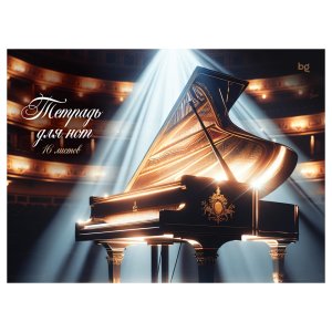 Тетрадь для нот 16л А4 Аккорд гориз ТН4ск16 62520