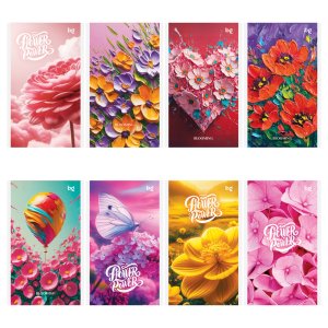 Блокнот  24л А6 Яркие цветы Б6ск24 64023