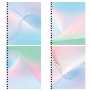 Тетрадь  96л Клетка Облака нежности soft-touch Т5гр96_лс 57655