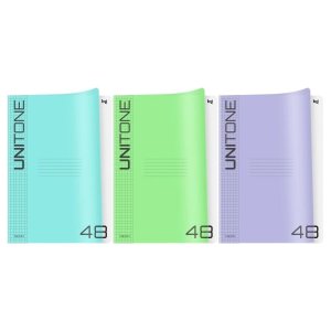 Тетрадь  48л А4 Клетка UniTone MIX пластик обл асс Т4ск48_пл 57515