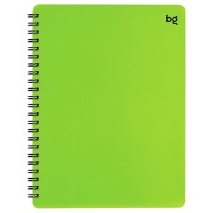 Тетрадь  80л А4 Клетка Neon пластик обл салатовый Спираль Т4гр80_пл 08691