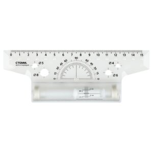 Линейка рейсшина 15 см пласт ролик ЛР01