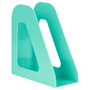 Лоток для бумаг вертик Фаворит мятный ширина 90мм ЛТВ-31278