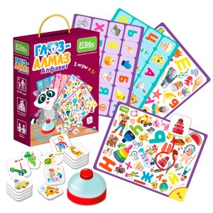 Игра Настол со звонком Глаз Алмаз Алфавит ET03-002