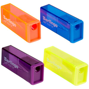 Точилка 1отв с контейнером NeonBox пласт асс BBp_15008
