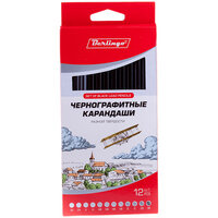 Набор карандашей ч/г 3H-3B 12шт BS01212