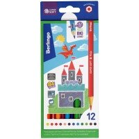 Карандаши 12цв Super Soft Замки SS00112