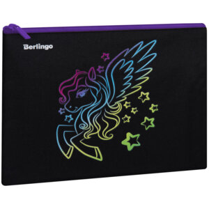 Папка текстиль А5 1 отд 260*205мм Pegas полиэстер на молнии FB07114A5