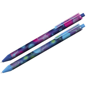 Авторучка шар 0,7мм Синяя Retro Future грип рис на корп асс CBm_70S08